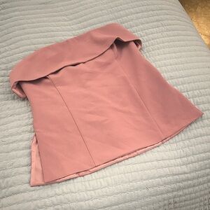 Babaton Element Tube Top in Soft Pink